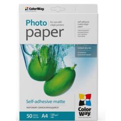 Фотобумага ColorWay A4 120г glossy 50л Фото