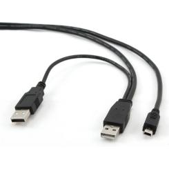Дата кабель Cablexpert USB 2.0 AM/AM to Mini 5P 0.9m Фото