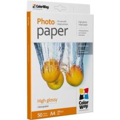 Фотобумага ColorWay A4 200г glossy 50л Фото 1