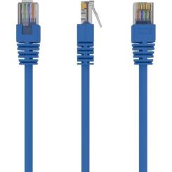Патч-корд Cablexpert 0.5м, UTP, cat.5e, CCA, blue Фото