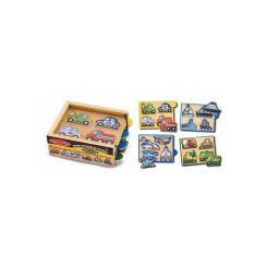 Развивающая игрушка Melissa&Doug Машинки Фото 1