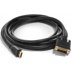 Кабель мультимедийный Atcom HDMI M to DVI M 5.0m 24+1pin Фото