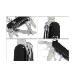 Нож Victorinox Explorer 91 мм Чорний Фото 2
