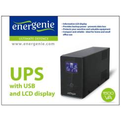 Источник бесперебойного питания EnerGenie EG-UPS-034 1500VA LCD Фото 1