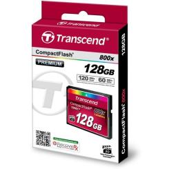 Карта памяти Transcend Compact Flash Card 128Gb 800X Фото 1