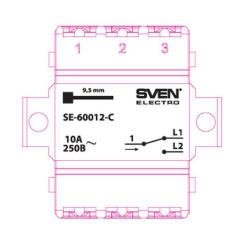 Переключатель Sven SE-60012-C cream Фото 2
