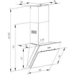 Вытяжка кухонная Pyramida NR-MG 60 M IV Фото 7