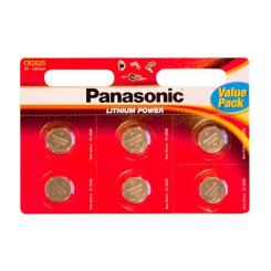 Батарейка Panasonic CR 2025 * 6 LITHIUM Фото