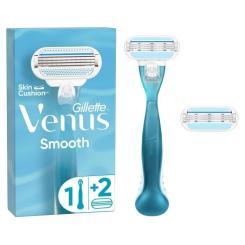 Бритва Gillette Venus Smooth с 2 сменными картриджами Фото