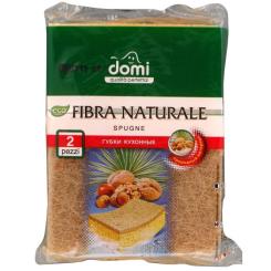 Губки кухонные Domi натуральная фибра 2 шт Фото