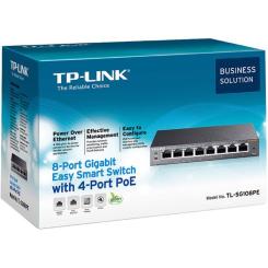 Коммутатор сетевой TP-Link TL-SG108PE Фото 4
