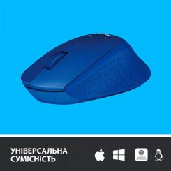 Мышка Logitech M330 Silent plus Blue Фото 3