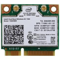 Сетевая карта Wi-Fi INTEL 7260.HMWWB.R 936158 Фото
