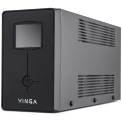 Источник бесперебойного питания Vinga LCD 600VA metal case Фото 7