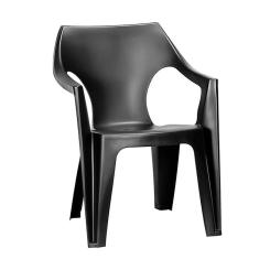 Стул садовый Allibert Dante low back серый Фото