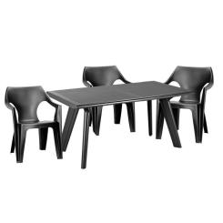 Стул садовый Allibert Dante low back серый Фото 1