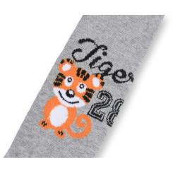 Колготки детские UCS Socks "Tiger" серые меланж Фото 3