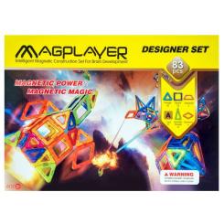 Конструктор Magplayer Набор 83 элемента Фото 4