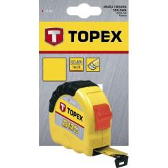 Рулетка Topex стальная лента 5 м x 19 мм Фото 1