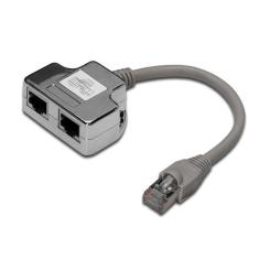 Разветвитель Digitus витой пары, STP, cat.5e, 1x2RJ-45 Фото