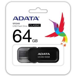 USB флеш накопитель ADATA 64GB UV240 Black USB 2.0 Фото 2