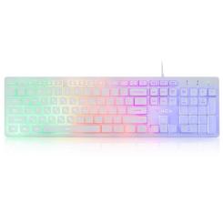 Клавиатура Vinga KB410 White Фото