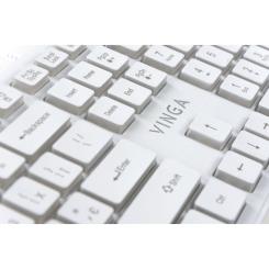 Клавиатура Vinga KB410 White Фото 5