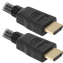Кабель мультимедийный Defender HDMI M to HDMI M 1.0m Фото 1
