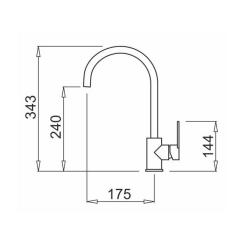 Смеситель Interline Tango new Old White Фото 1