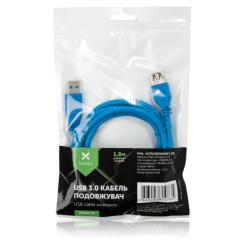 Дата кабель Vinga USB 3.0 AM/AF 1.8m Фото 2