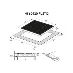 Варочная поверхность Minola MI 60420 GBL RUSTIC Фото 7