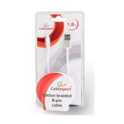 Дата кабель Cablexpert USB 2.0 AM to Lightning 1.8m Фото 2