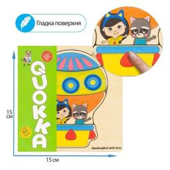 Развивающая игрушка Quokka Пазл-мозаика Динозаврики Фото 3