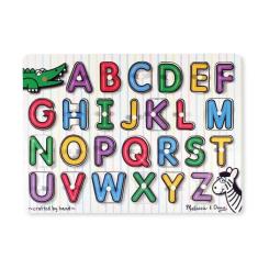 Развивающая игрушка Melissa&Doug Рамка-вкладиш Англійський алфавіт Фото