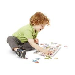 Развивающая игрушка Melissa&Doug Рамка-вкладиш Англійський алфавіт Фото 2