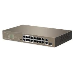 Коммутатор сетевой Tenda TEF1118P-16-150W Фото