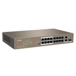 Коммутатор сетевой Tenda TEF1118P-16-150W Фото 2