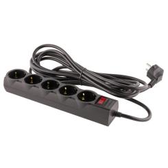 Сетевой фильтр питания LogicPower LP-X5 PREMIUM, 5m black Фото 2