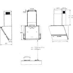 Вытяжка кухонная Borgio RNT-LX 60 white SU Фото 1