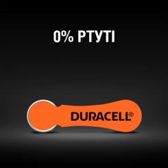Батарейка Duracell для слуховых аппаратов размер 13, 6 шт. в упаковке Фото 6
