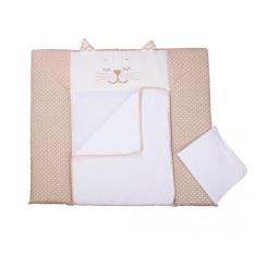 Пеленальный матрасик Верес Smiling Animals beige (72*80) Фото