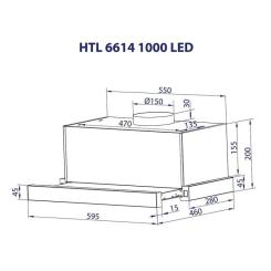 Вытяжка кухонная Minola HTL6614WH1000LED Фото 11