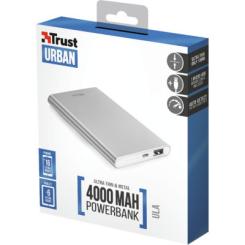 Батарея универсальная Trust Ula Thin Metal 4000 Фото 4