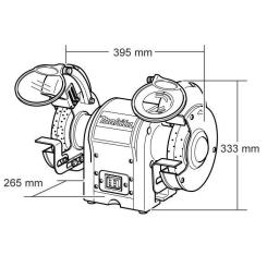 Точильный станок Makita GB 801 Фото 2