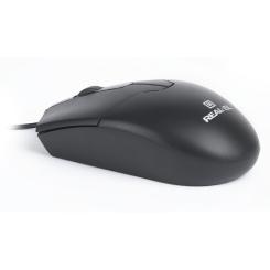 Мышка REAL-EL RM-208 USB Black Фото 1