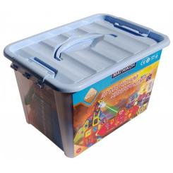 Конструктор Магнікон 218 деталей Plastic box Фото 2