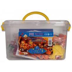 Конструктор Магнікон 87 деталей Plastic box Фото 1
