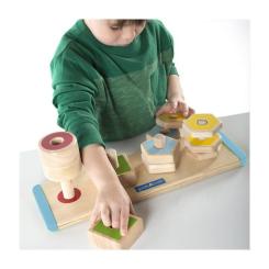 Игровой набор Guidecraft Manipulatives Фігури на різьбі Фото 5