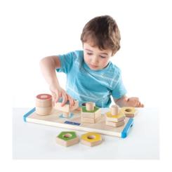 Игровой набор Guidecraft Manipulatives Фігури на різьбі Фото 7