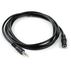 Кабель мультимедийный Vinga 3.5mm M to 3.5mm F 1.8 m Фото 1